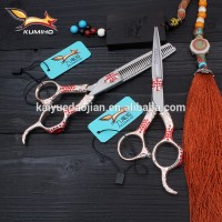 GX14 professional hair scissors set with black case hairdressing scissors kit 9cr13 6 inch