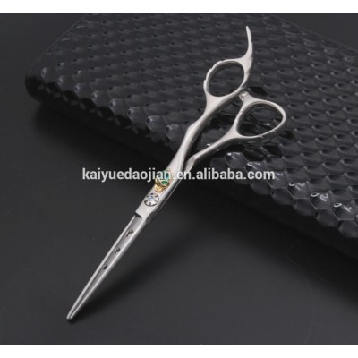 1250 high quality hair scissors with hole blade