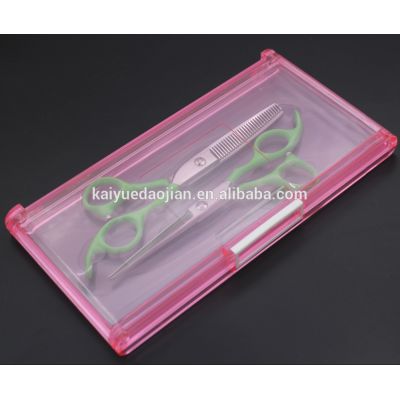 C1482 2pcs capacity hair scissors box plastic