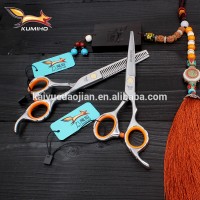 F4-60 Offset Handle hair scissors with micro teeth slicing hairdressing shear in large stock 6 inch