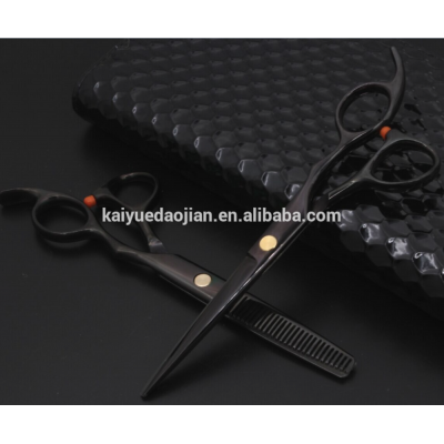 32318 Hair Dressing Barber Scissors black color titanium coating hair scissors