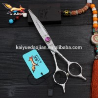 SWJ-60-55 cobalt steel hair scissors for barber shop 6inch and 5.5inch hair shear in stock