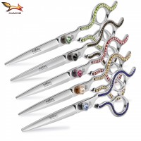 2019 new arrival XZB-70 XZB-75 High level stainless 7inch and 7.5inch hair cutting scissors pet grooming scissors